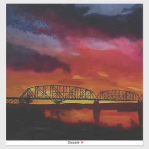 Parkertrein brug #1 sticker