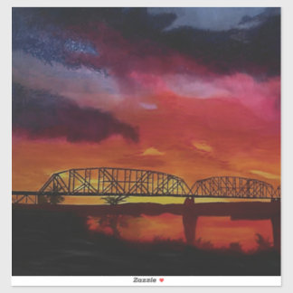 Parkertrein brug #1 sticker