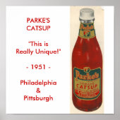 Parke's Catsup Poster (Voorkant)