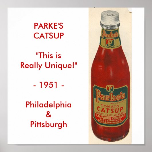 Parke's Catsup Poster (Voorkant)