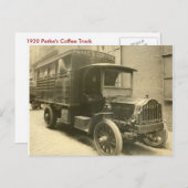 Parke's Coffee Truck - 1920 Briefkaart (Voorkant / Achterkant)