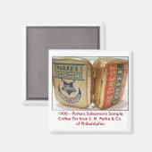 Parke's koffieblik. magneet (Voorkant / Achterkant)