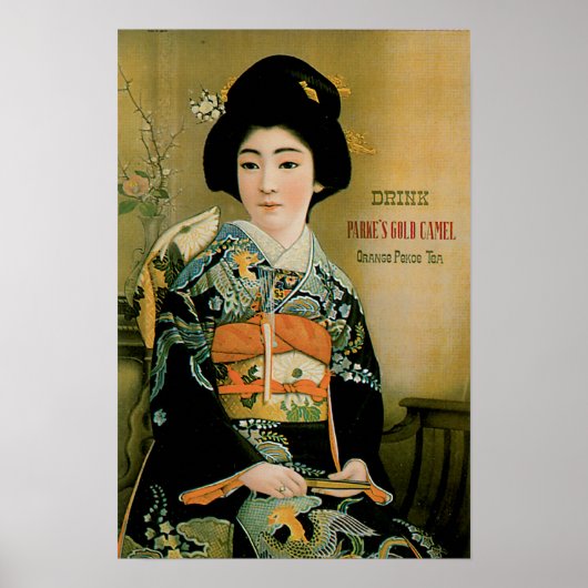 Parkes Oranje Pekoe Tea Poster (Voorkant)