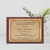 Parketting, bedrijfsstijl kaart (Staand voorkant)