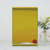 Parketting met Quill & Red Wax Dragon Seal Briefpapier (Staand voorkant)