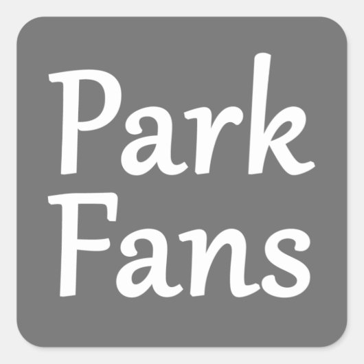 ParkFans Sticker (Voorkant)