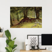 Parkhurst Bossen, Abinger, Surrey Poster (Thuiskantoor)