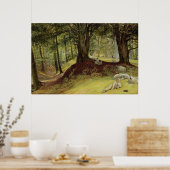 Parkhurst Bossen, Abinger, Surrey Poster (Keuken)