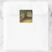 Parkhurst Bossen, Abinger, Surrey Vierkante Sticker (Tas)