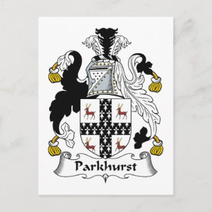 Parkhurst Family Crest Briefkaart