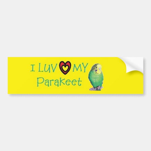 Parkiet Bumpersticker (Voorkant)