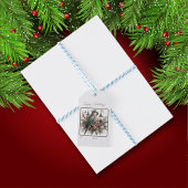 Parkiet Lantaarns Kerstmis Cadeaulabel