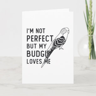 Parkiet Lover Mijn Budgie Loves Me Vogels Budgerig Kaart