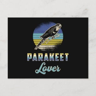 Parkiet Lover Vogel Vogels Budgerigar Pet Budgie Briefkaart