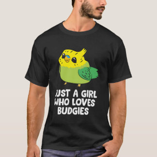 Parkiet mama is gewoon een meisje dat van budgies  t-shirt