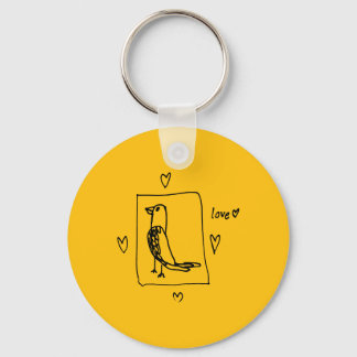 Parkiet-sleutelhanger Sleutelhanger