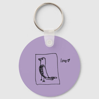 parkiet-sleutelhanger sleutelhanger