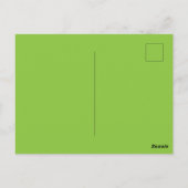 Parkiet vogel briefkaart (Achterkant)