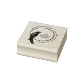 Parkiet Vogel Elegant Aangepaste Familie Retouradr Rubberstempel (Stempel)