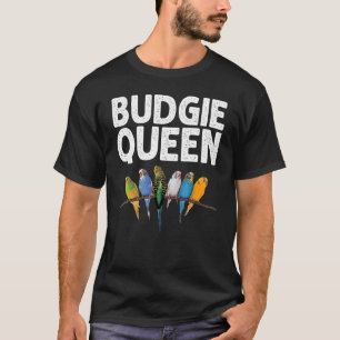 Parkiet voor vrouwen moeder valkparkiet grasparkie t-shirt
