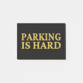 Parking is moeilijk - Slecht parkeren Post-it® Notes (Voorkant)