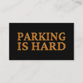 Parking is moeilijk - Slecht parkeren Visitekaartje (Voorkant)