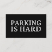 Parking is moeilijk - Slecht parkeren Visitekaartje (Voorkant)