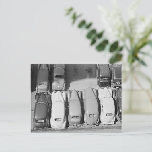 Parking Lot, 1940 Briefkaart (Staand voorkant)