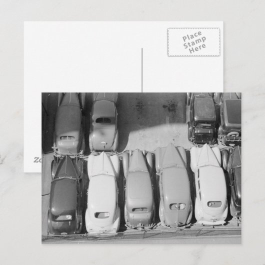 Parking Lot, 1940 Briefkaart (Voorkant / Achterkant)