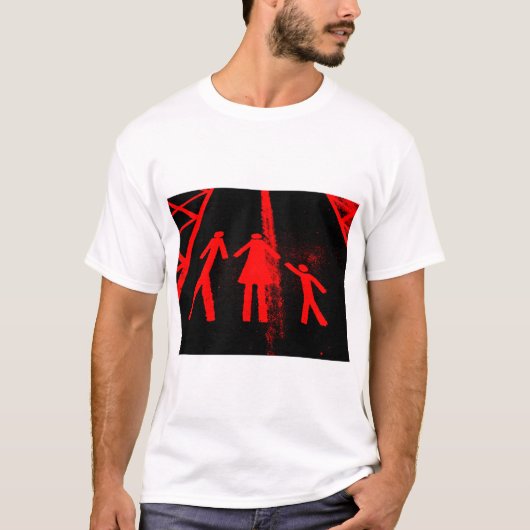 Parking Lot Abduction in Red en Black T-shirt (Voorkant)