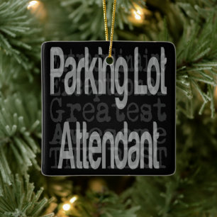 Parking Lot Attendant Extraordinaire Keramisch Ornament