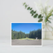 Parking Lot View Briefkaart (Staand voorkant)