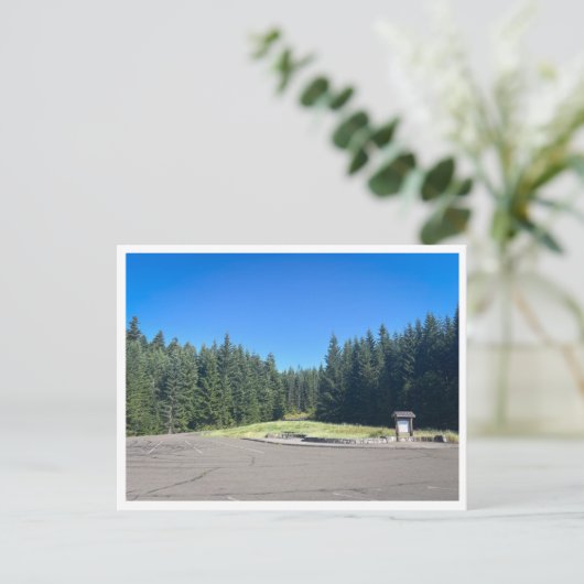 Parking Lot View Briefkaart (Staand voorkant)