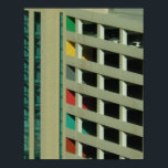 Parking Squared - Art Deco Poster<br><div class="desc">Stijlvolle en moderne afdruk die past bij uw home décor. Het ziet er geweldig uit op je muur in een mooi lijst of mat.</div>