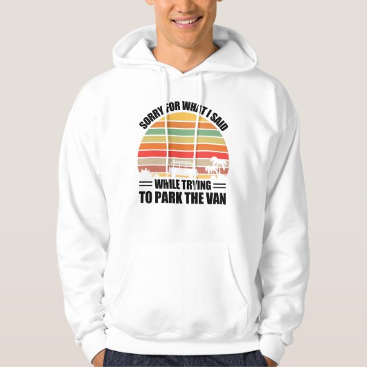 Parking the Van Funny Married Gift Hoodie (Voorkant)