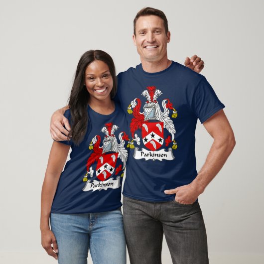 Parkinson Coat of Arms  Family Crest T-shirt (Unisex)