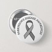 Parkinson Disease Awareness Ribbon Button (Voorkant /achterkant)