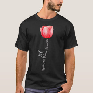 Parkinson Disease Awareness Tulip April National T-shirt