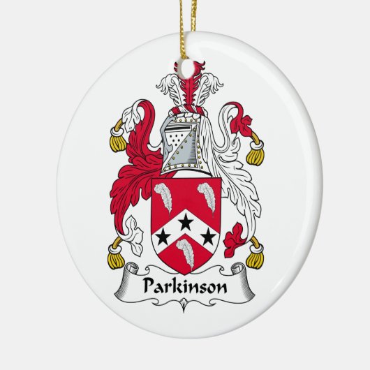 Parkinson Family Crest Keramisch Ornament (Links)