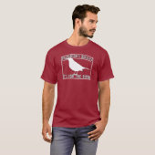 Parkinson is het voor de vogels in Wht T-shirt (Voorkant volledig)