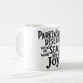 Parkinson steelt mijn vreugde niet koffiemok (Voorkant links)