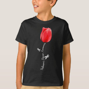 Parkinson Ziekte Bewustmaking Tulip April Maand T-shirt