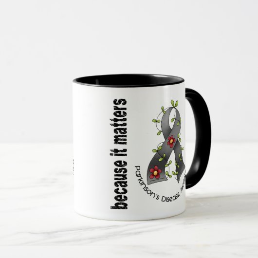 Parkinson ziekte Bloed lint 3 Mok (Voorkant rechts)