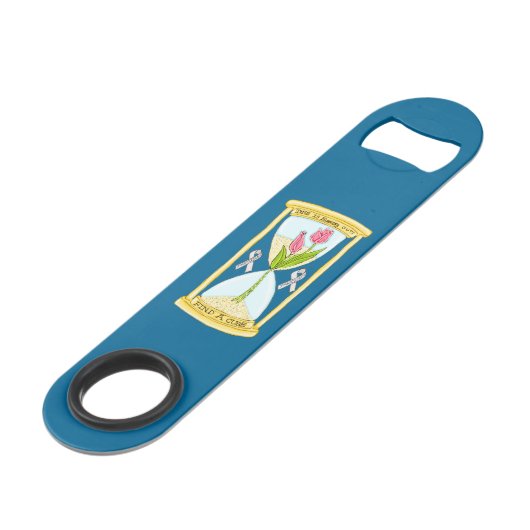 Parkinson Zoek een remedie Speed Bottle Opener Speed Flessenopener (Voorkant Gekanteld)
