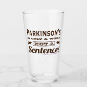 Parkinsons Alleen een woord Glas (Voorkant)