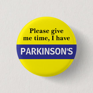 Parkinson's awareness badge ronde button 3,2 cm