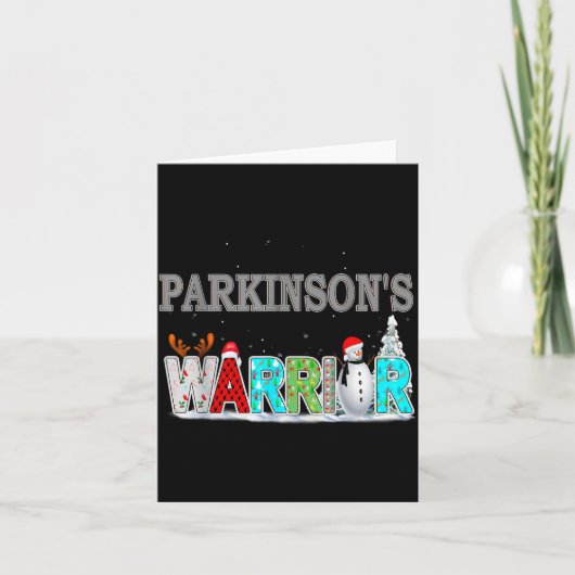 Parkinson's Awareness For Christmas  Kaart (Voorkant)