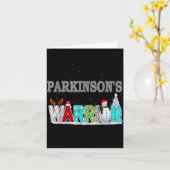 Parkinson's Awareness For Christmas  Kaart (Gele Bloem)