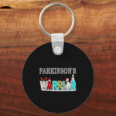 Parkinson's Awareness For Christmas  Sleutelhanger (Voorkant)