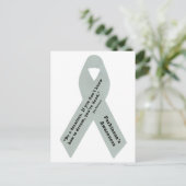 Parkinson's Awareness Ribbon Briefkaart (Staand voorkant)